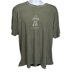 LIFE IS GOOD T-SHIRT MEN'S XL GRILL SERGEANT DAD BIG LOGO S/S COOKING